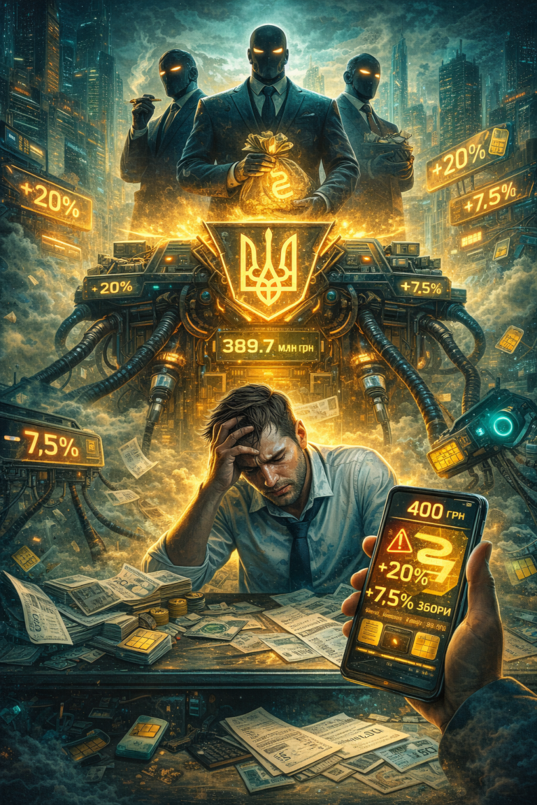 Податки, які душать зв’язок, бізнес і людей: чому Україні потрібне не вигадування нових зборів, а демонтаж старих