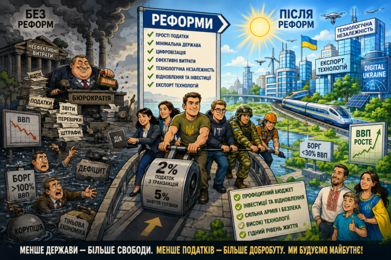 Україна 2030: сценарій без реформ і сценарій радикального економічного перезапуску